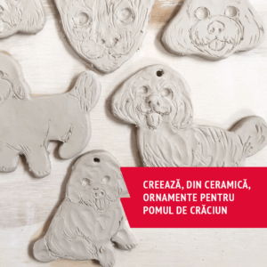 Creează ornamente din ceramică pentru pomul de Crăciun